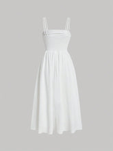 MOD Solid Drawstring Front Cami Dress